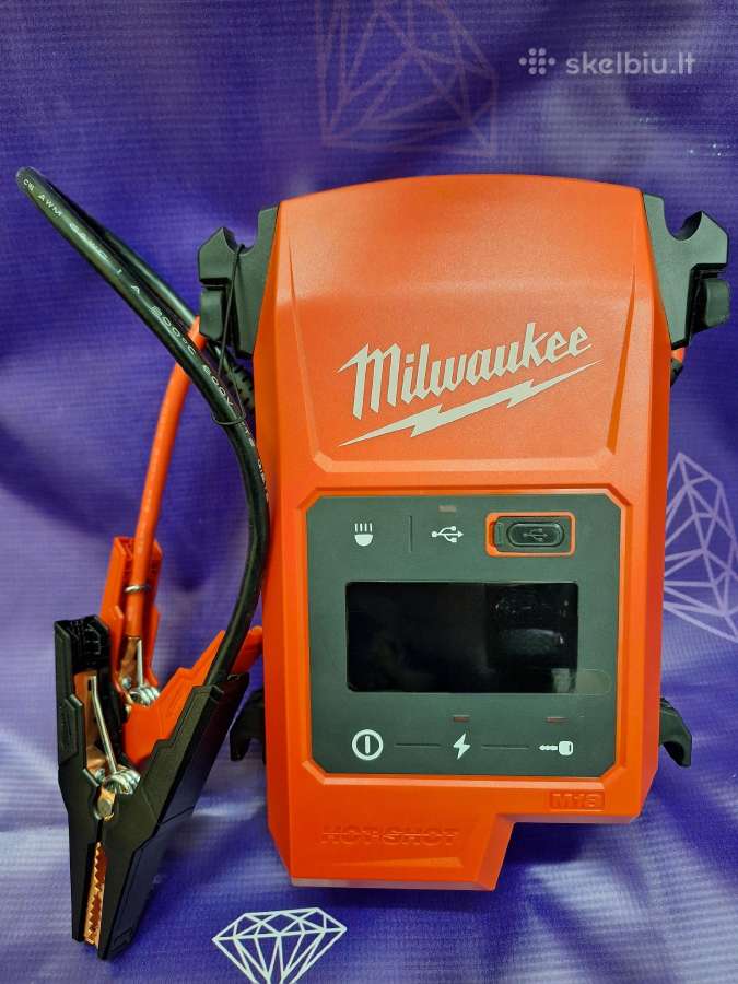 Naujas! Užvedėjas Milwaukee M18 Js2000. Siunčiame