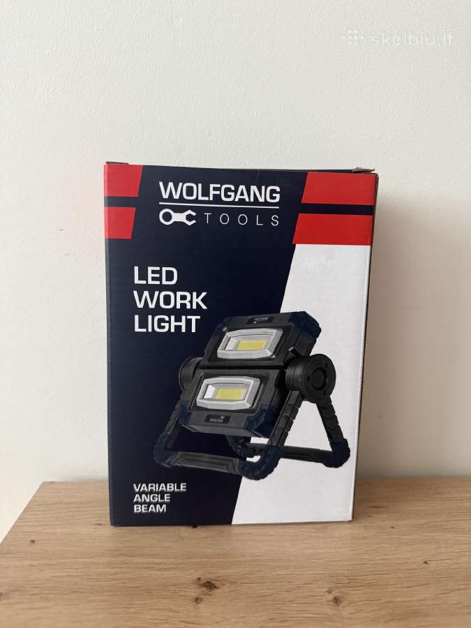 Parduodamas Wolfgang Tools LED darbo prožektorius