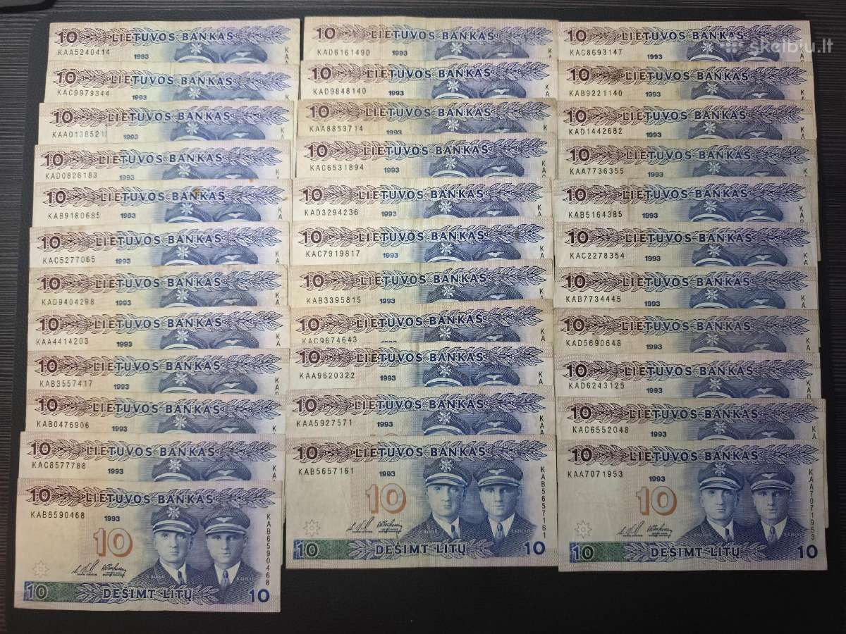 1991-2003 litai