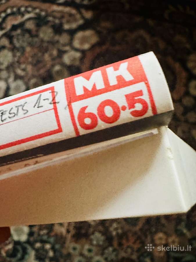 Vintažinės garso kasetės Mk 60-5 - nuotraukos Nr. 3