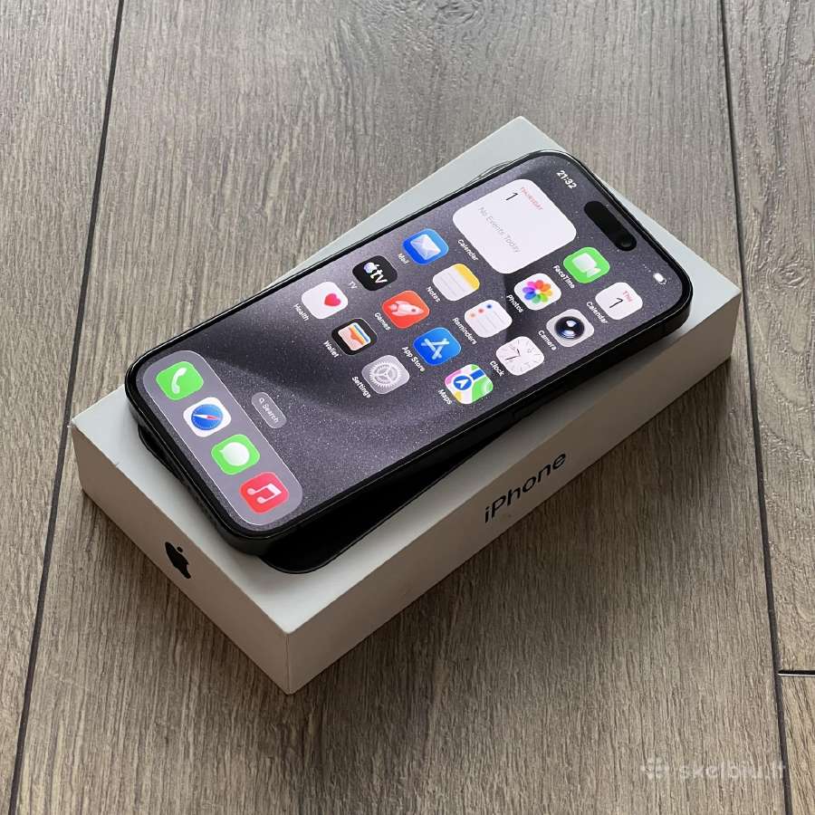 iPhone 15 Pro / 128gb / Black / Baterija 93%