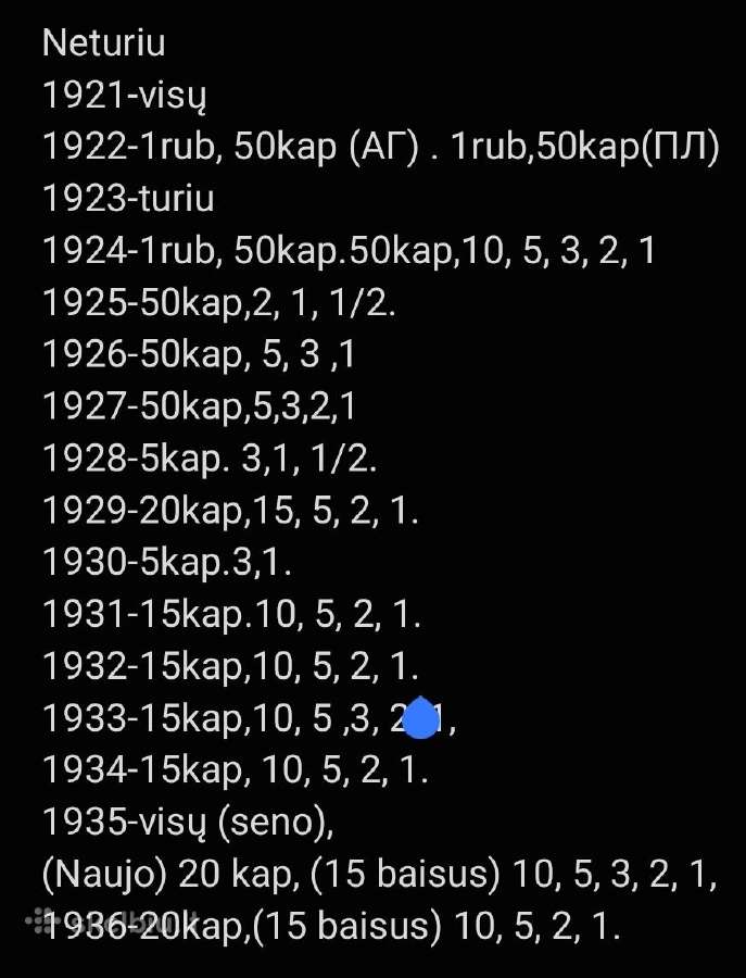 Perkame CcCCCP 1921 ir 1991 m.kolekcijai gero stov