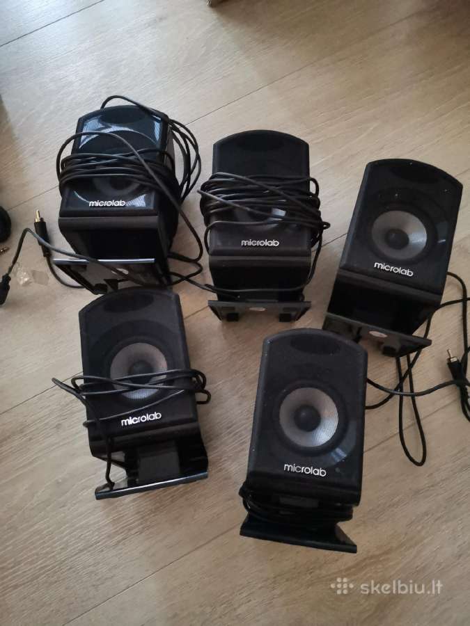 Microlab 5.1 kolonėlės m-860 - nuotraukos Nr. 3