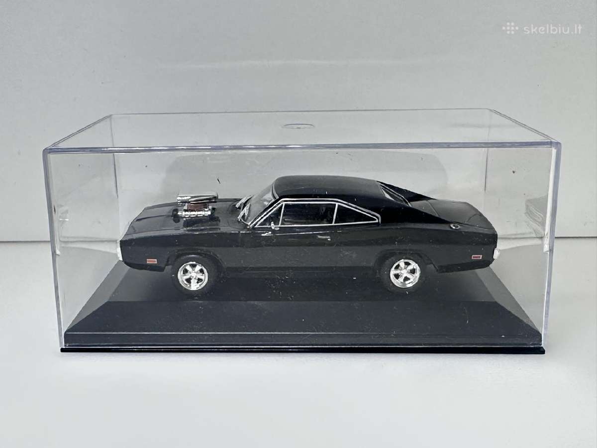 Dodge Charger R/t 1970 Dominic Toretto juoda 1:43 - nuotraukos Nr. 2