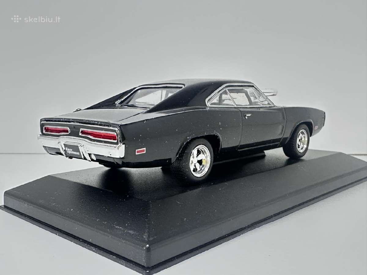 Dodge Charger R/t 1970 Dominic Toretto juoda 1:43 - nuotraukos Nr. 5
