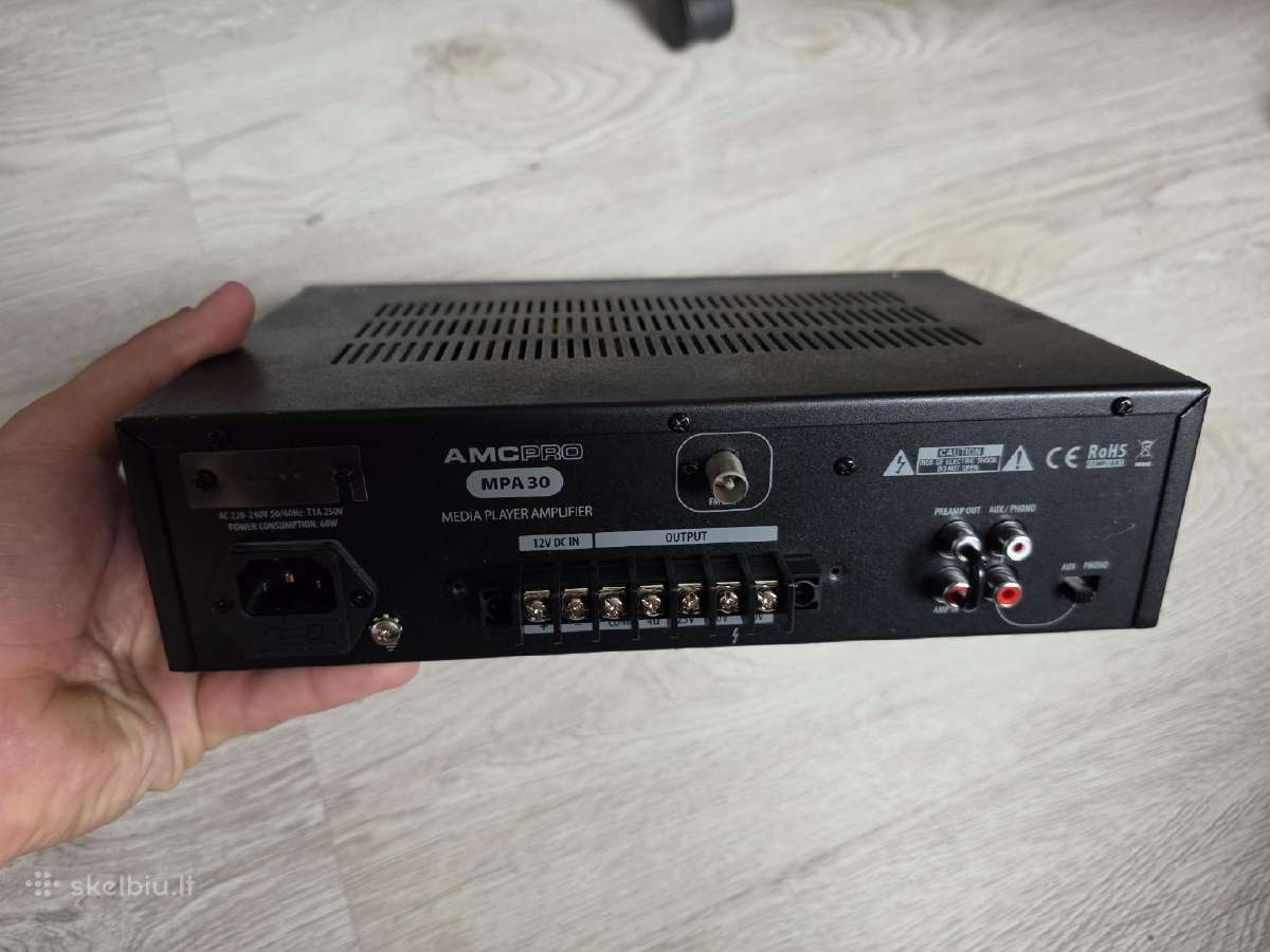 Mikšerinis stiprintuvas Amc pro mpa 30 - nuotraukos Nr. 3