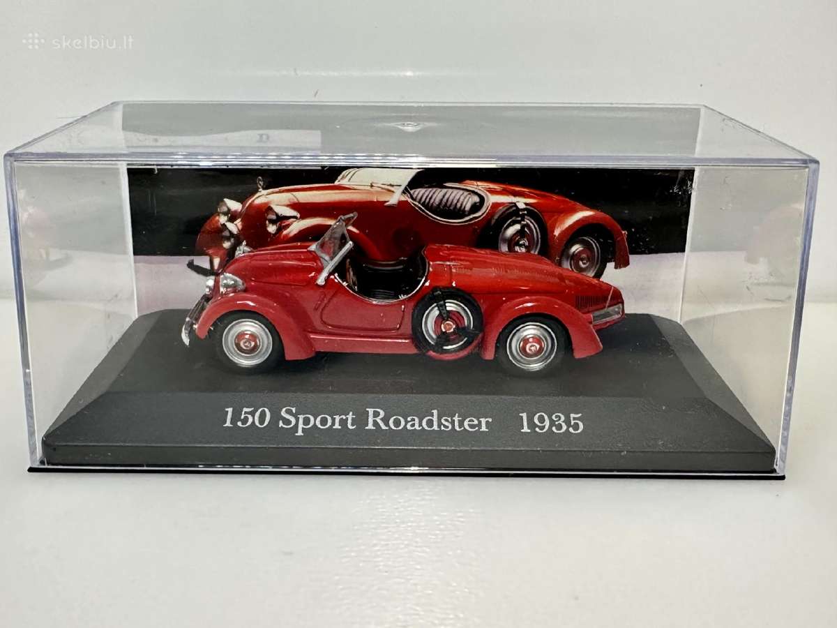Mercedes-benz 150 Sport Roadster 1935 raudona 1:43 - nuotraukos Nr. 2