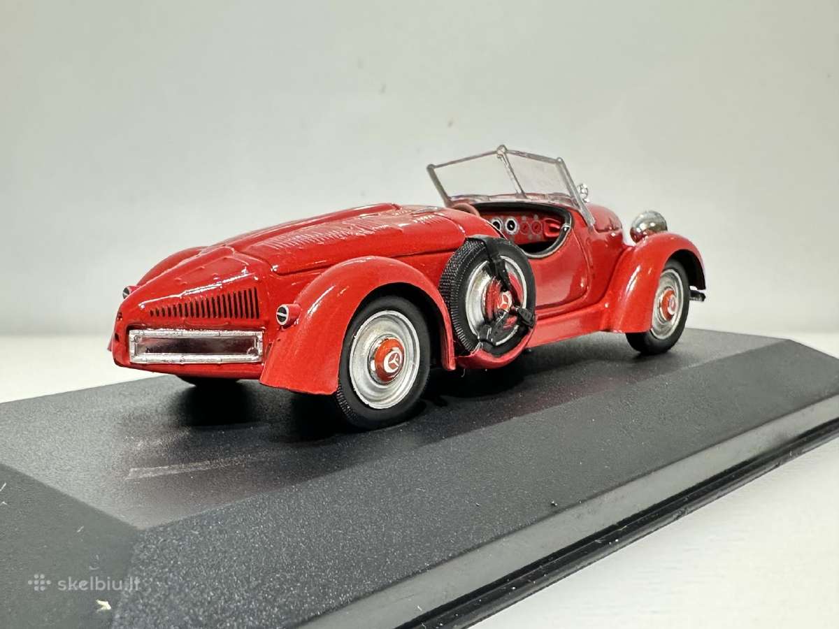 Mercedes-benz 150 Sport Roadster 1935 raudona 1:43 - nuotraukos Nr. 5