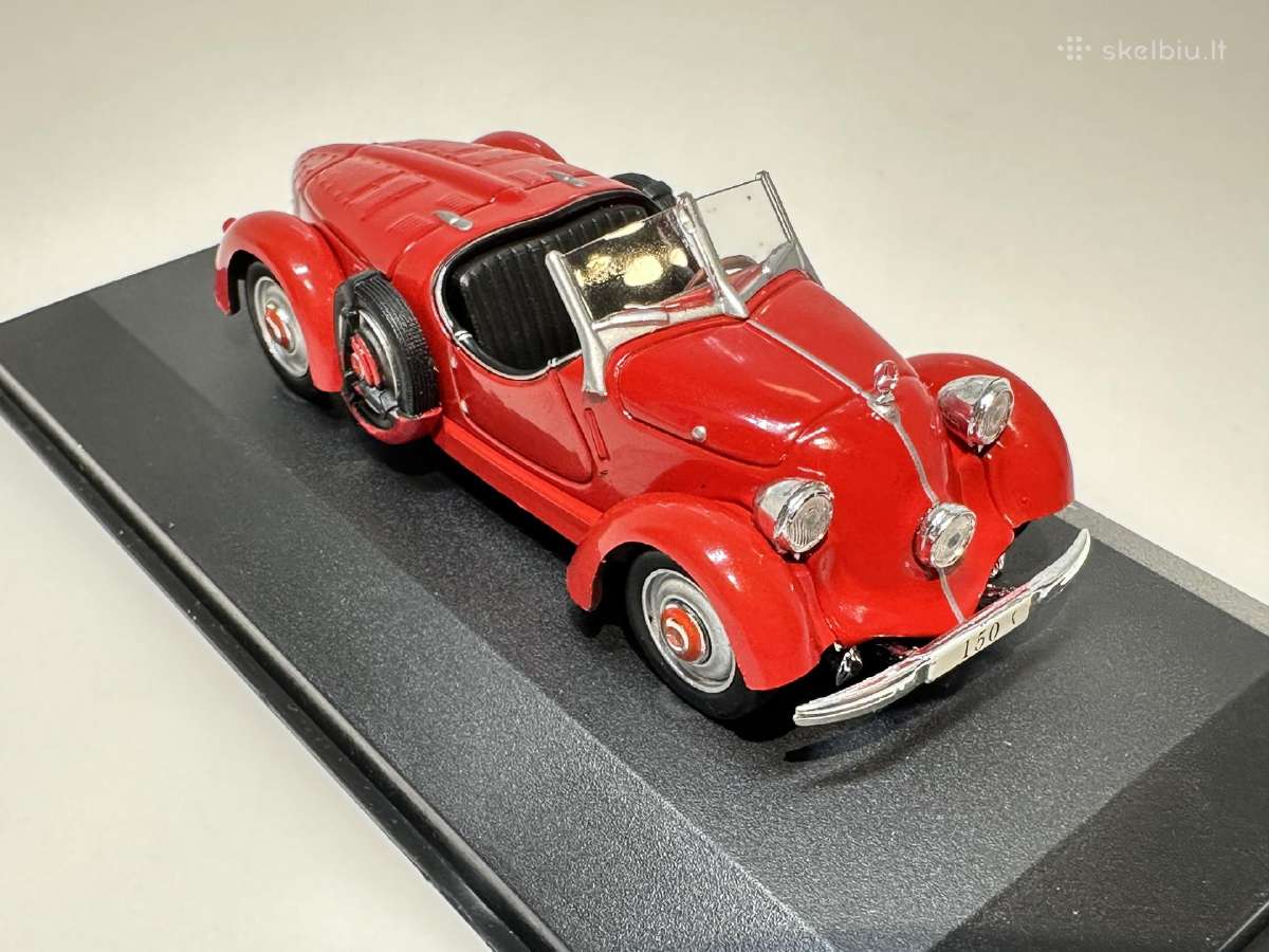 Mercedes-benz 150 Sport Roadster 1935 raudona 1:43 - nuotraukos Nr. 6
