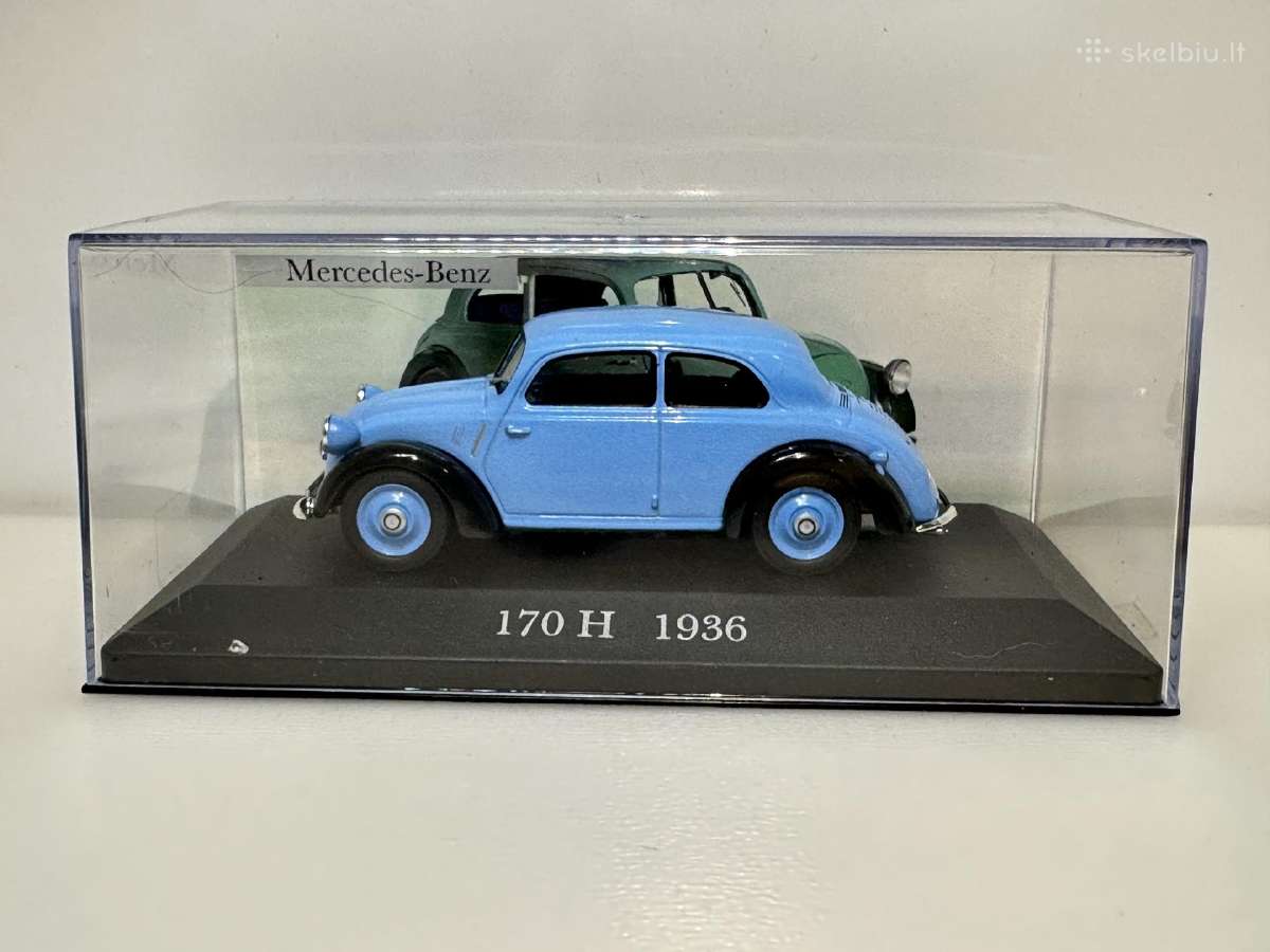 Mercedes-benz 170 H 1936 mėlyna 1:43 De Agostini D - nuotraukos Nr. 2