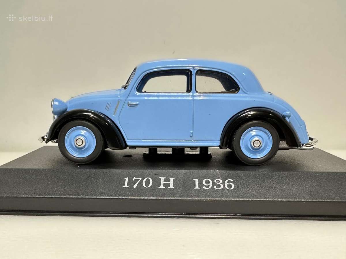 Mercedes-benz 170 H 1936 mėlyna 1:43 De Agostini D - nuotraukos Nr. 4