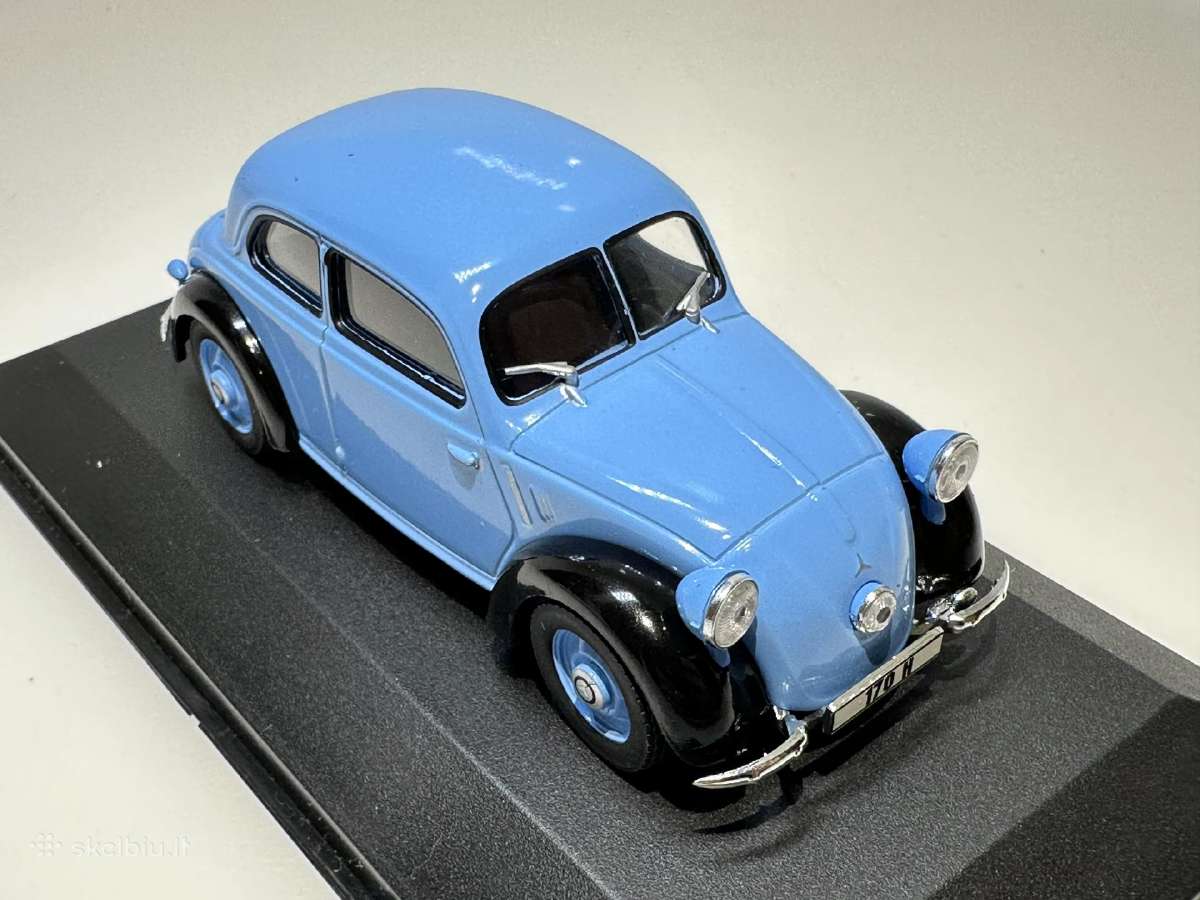 Mercedes-benz 170 H 1936 mėlyna 1:43 De Agostini D - nuotraukos Nr. 6