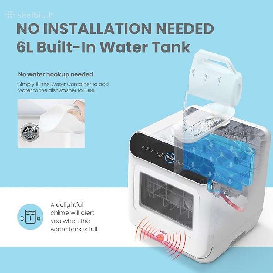 Comfee' Mini Plus indaplovė Td305-w - nuotraukos Nr. 2
