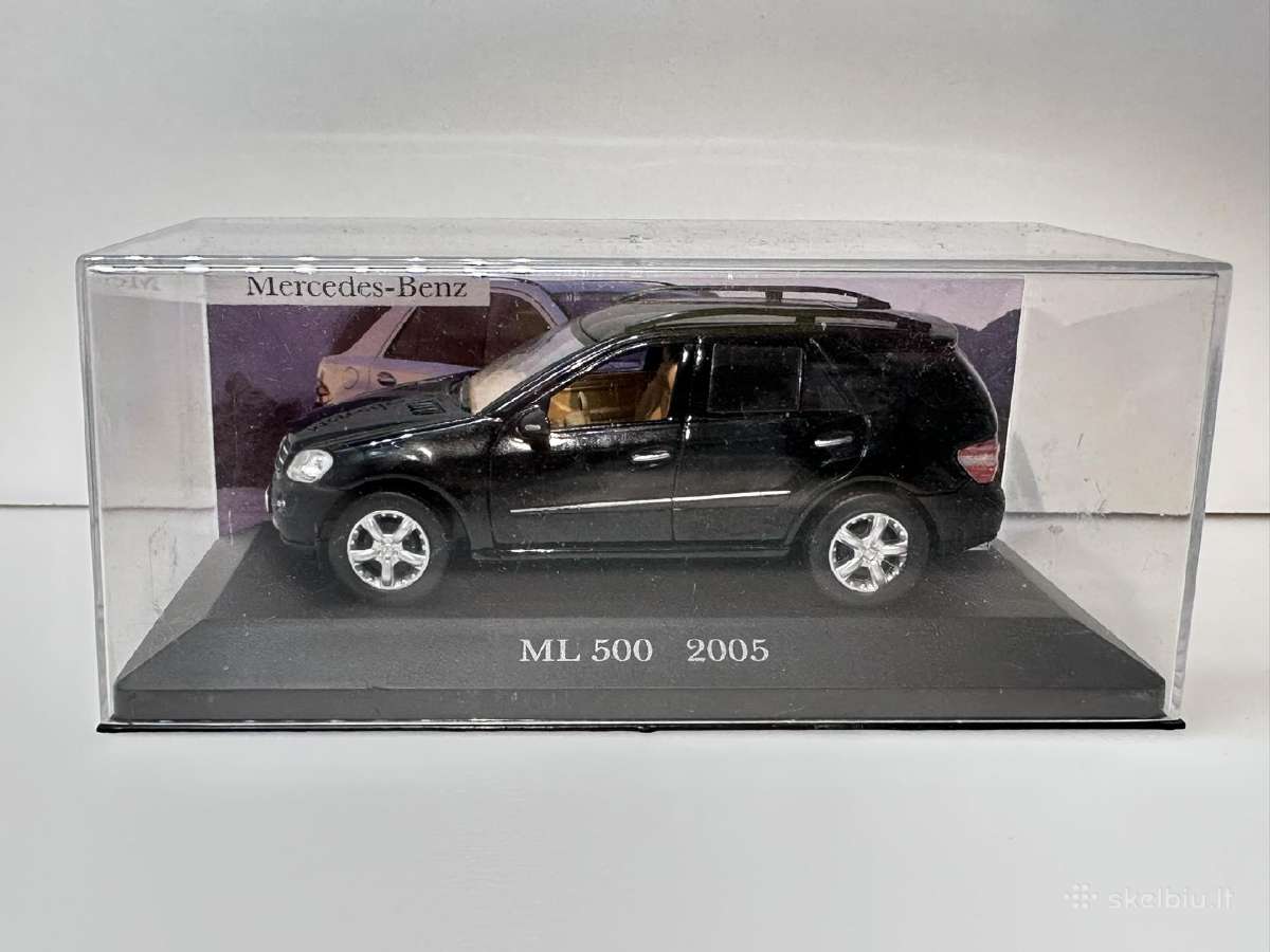 Mercedes-benz Ml 500 2005 juoda 1:43 De Agostini D - nuotraukos Nr. 2