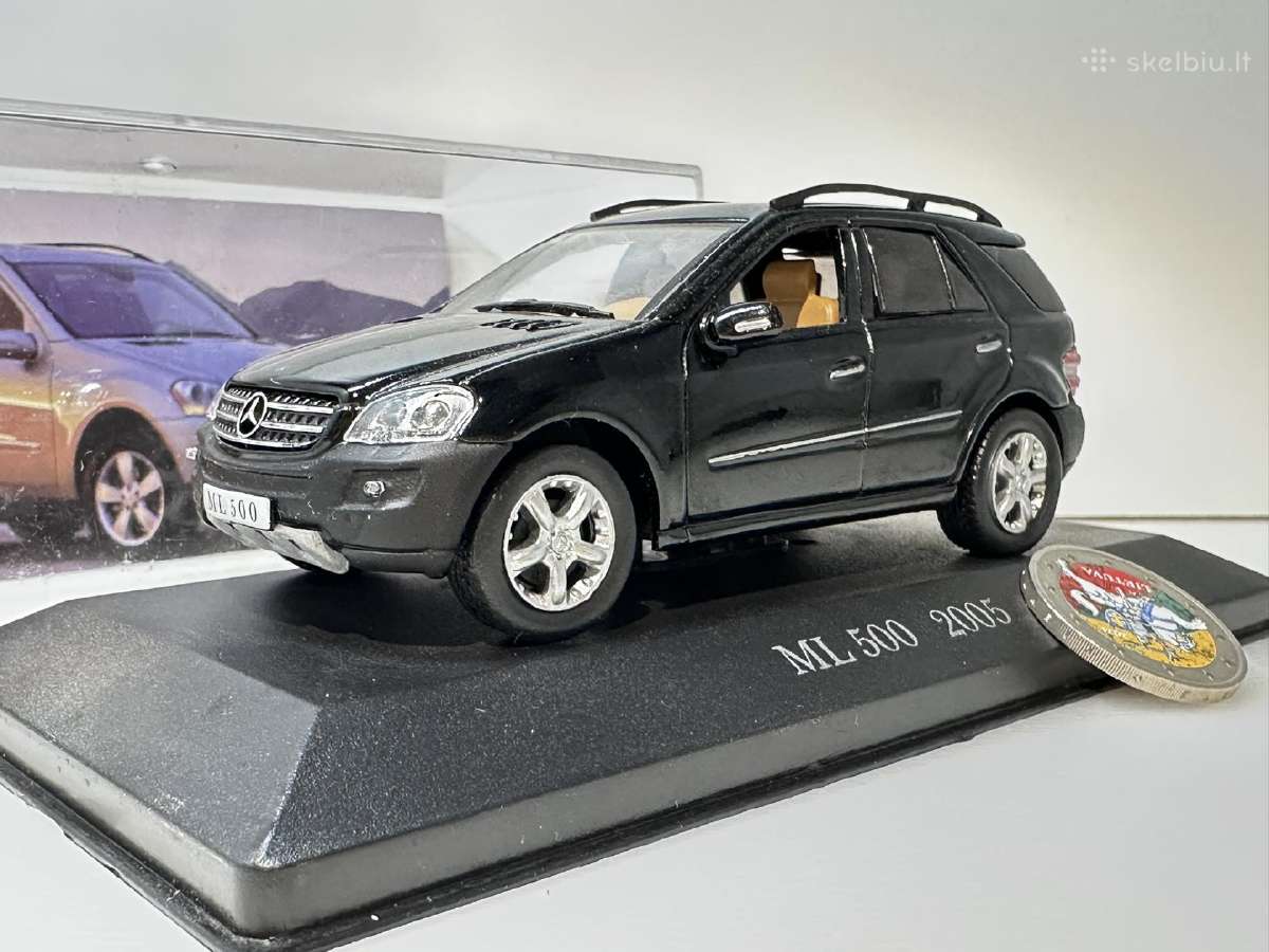 Mercedes-benz Ml 500 2005 juoda 1:43 De Agostini D