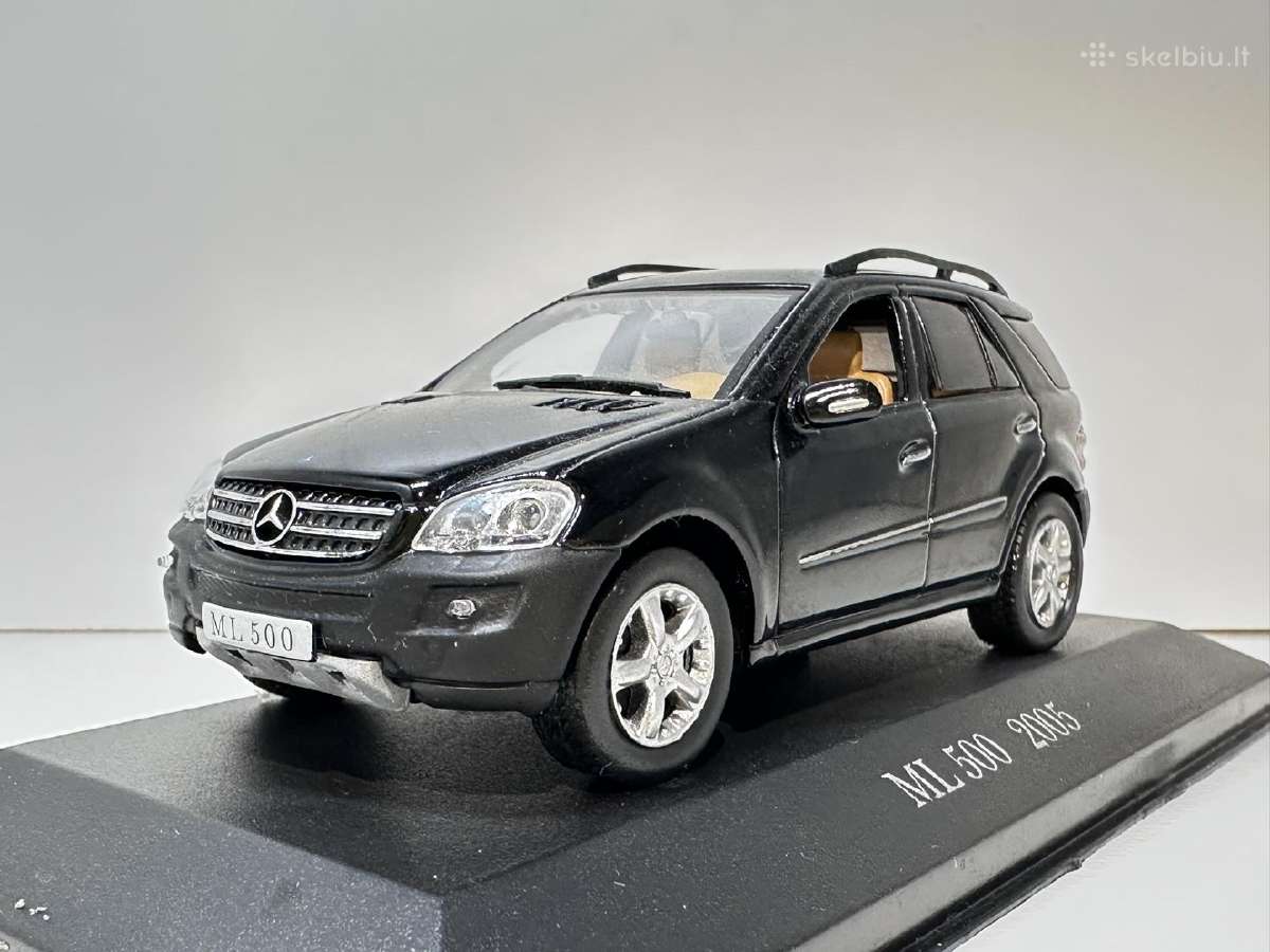 Mercedes-benz Ml 500 2005 juoda 1:43 De Agostini D - nuotraukos Nr. 3