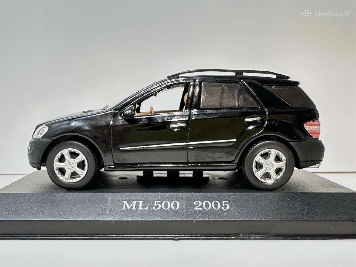 Mercedes-benz Ml 500 2005 juoda 1:43 De Agostini D - nuotraukos Nr. 4