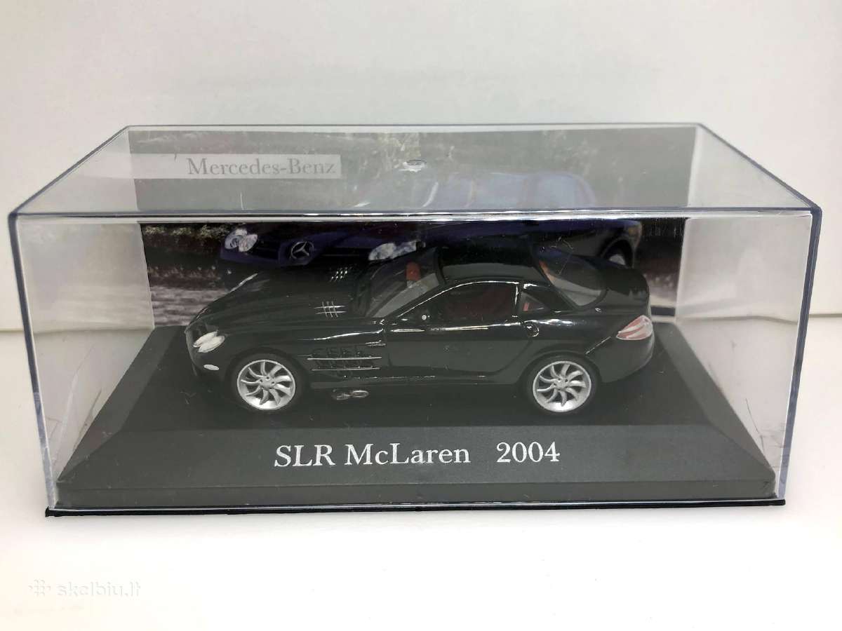 Mercedes-benz SLR Mclaren 2004 juoda 1:43 De Agost - nuotraukos Nr. 2