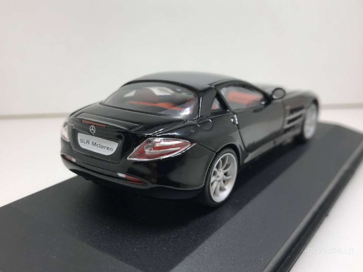 Mercedes-benz SLR Mclaren 2004 juoda 1:43 De Agost - nuotraukos Nr. 5