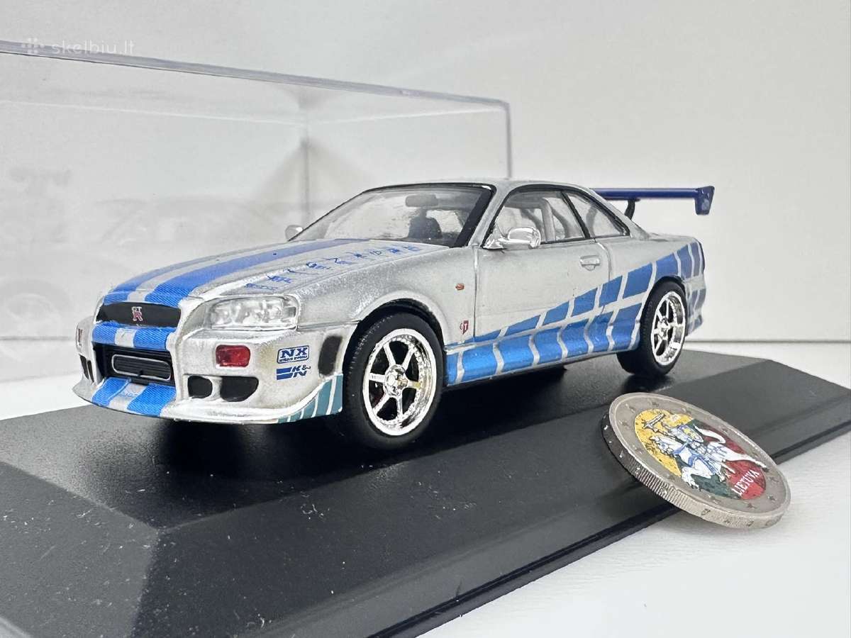 Nissan Skyline GT-r R34 1999 Brian O'connor 1:43