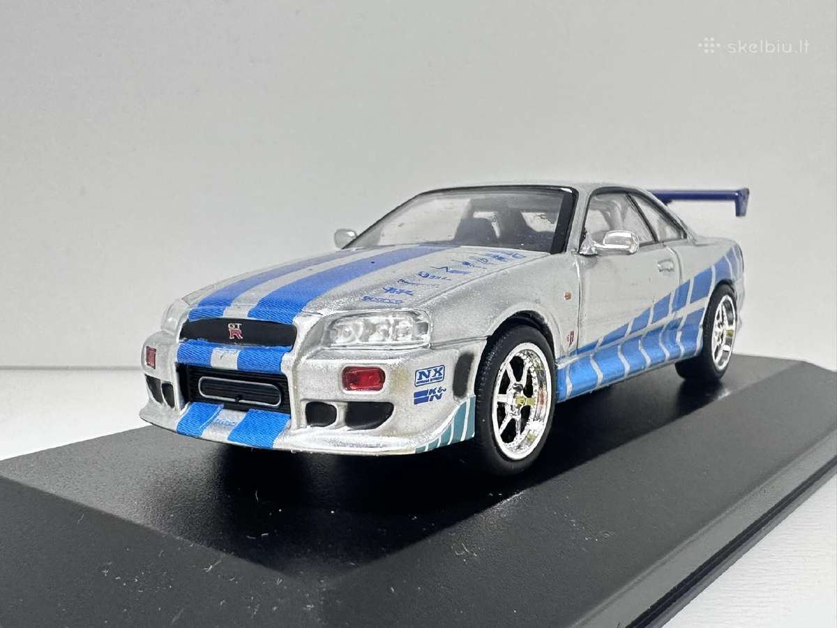 Nissan Skyline GT-r R34 1999 Brian O'connor 1:43 - nuotraukos Nr. 3