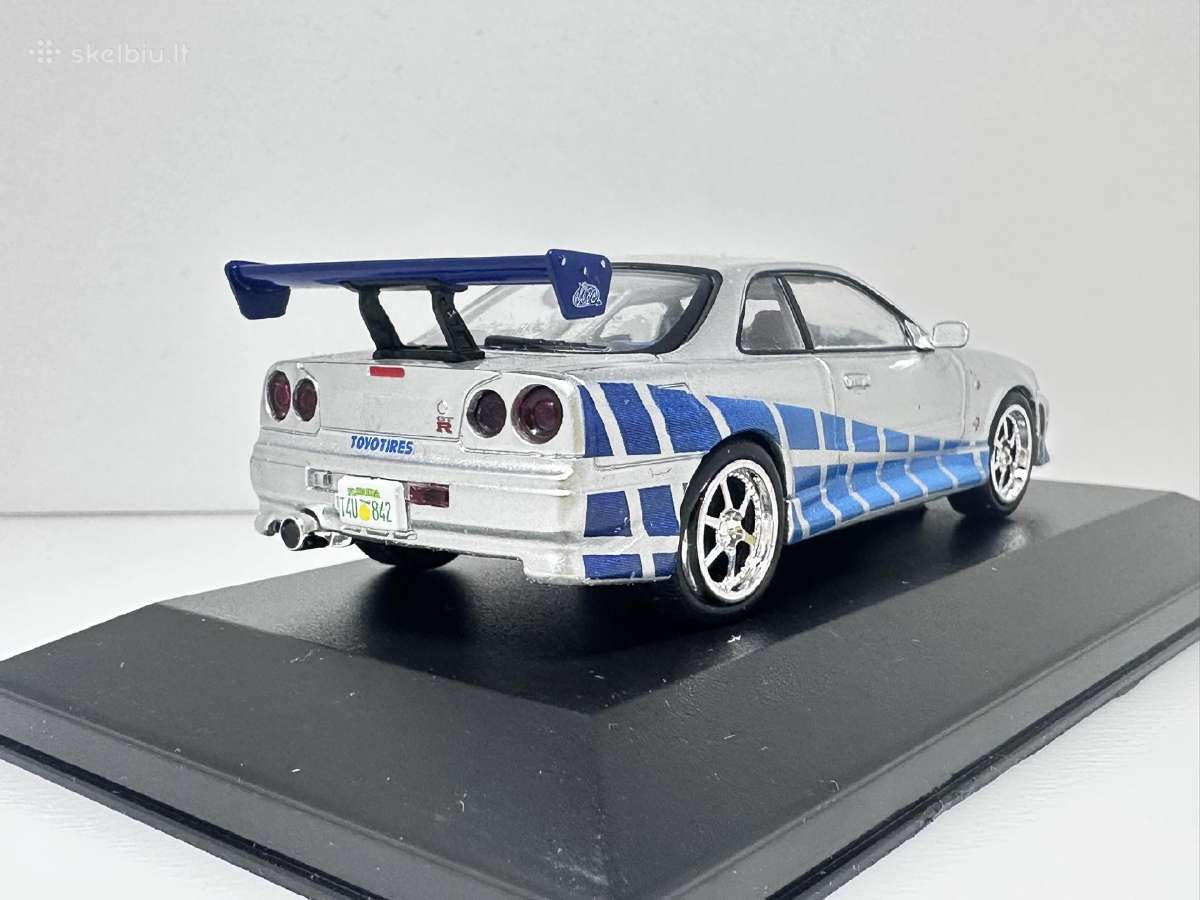 Nissan Skyline GT-r R34 1999 Brian O'connor 1:43 - nuotraukos Nr. 5