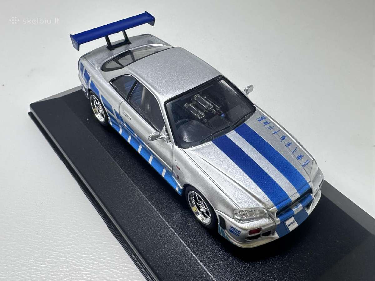 Nissan Skyline GT-r R34 1999 Brian O'connor 1:43 - nuotraukos Nr. 6