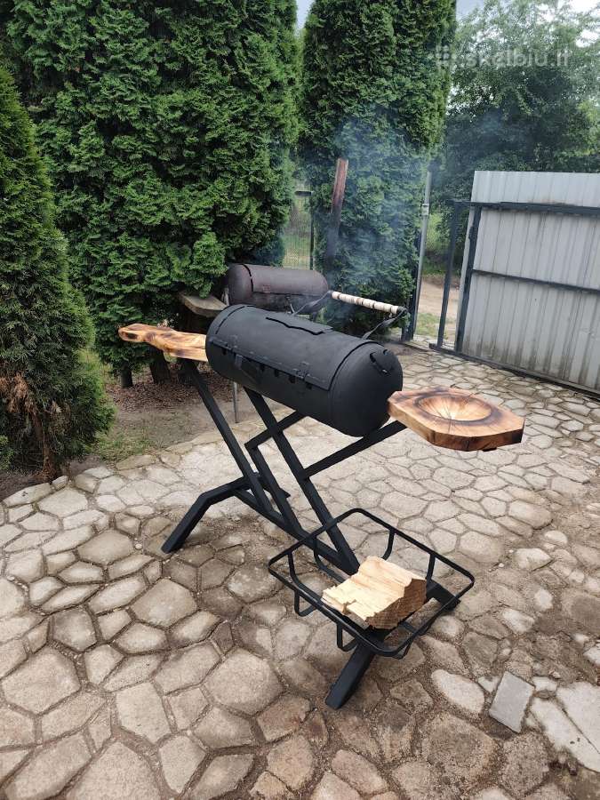 Išskirtinė rankų darbo šašlykinė iš dujų baliono s - nuotraukos Nr. 3