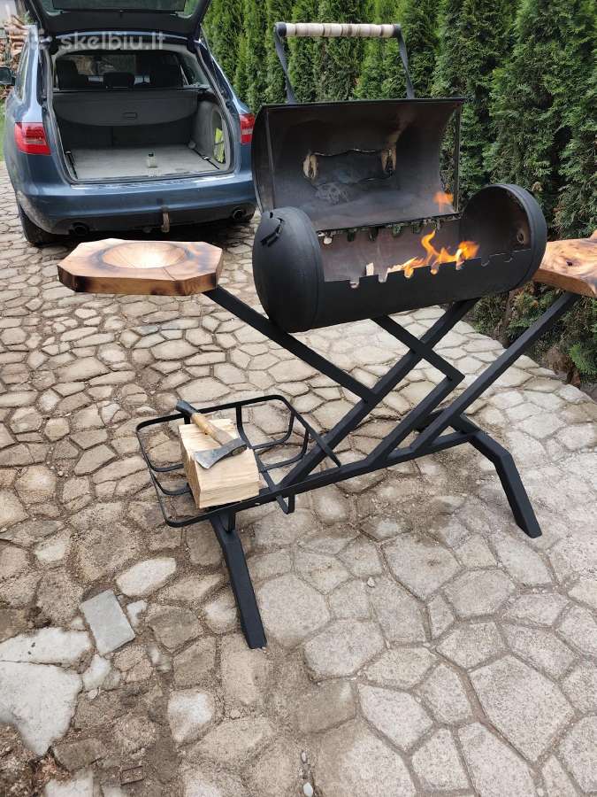 Išskirtinė rankų darbo šašlykinė iš dujų baliono s - nuotraukos Nr. 4