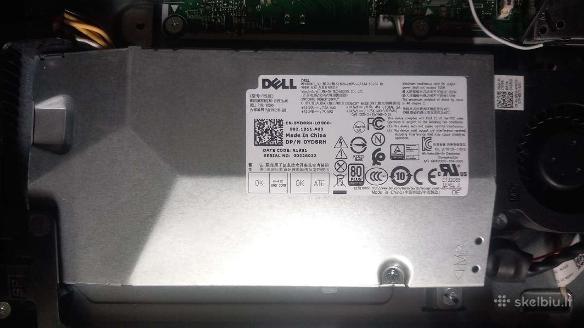 Dell L155eba-00 155w Power Suply Maitinimo Blokas