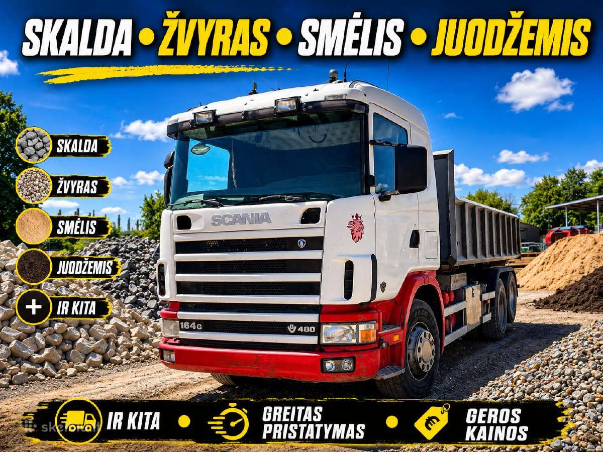 Tranportavimo paslaugos šiauliuose