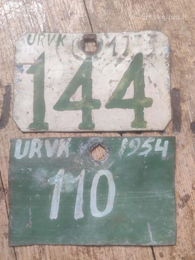 Tarpukario ir tarybinis dviračio numeriai