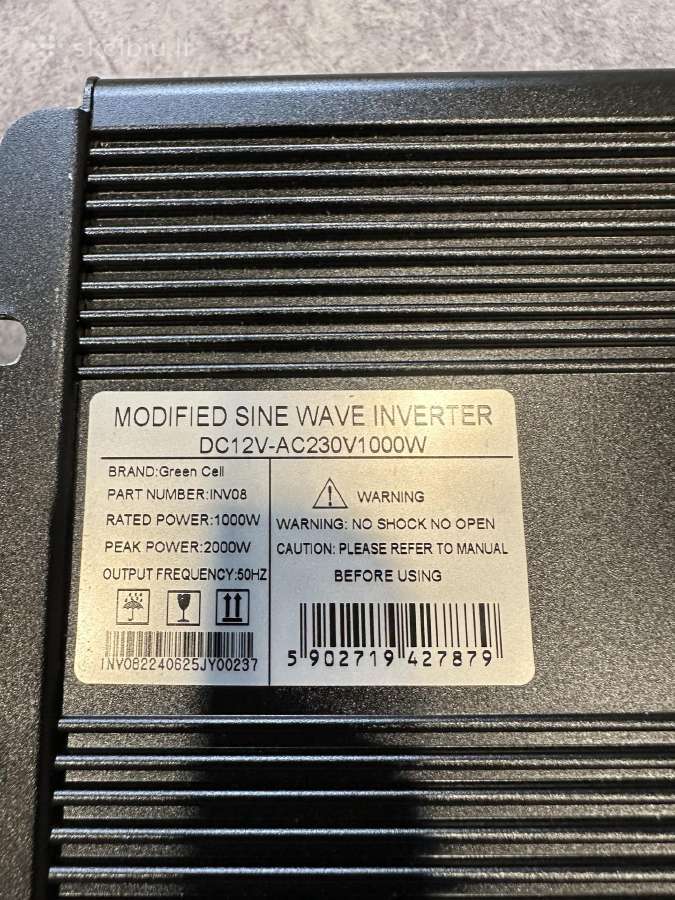 Green cell inverter 1000w - nuotraukos Nr. 3