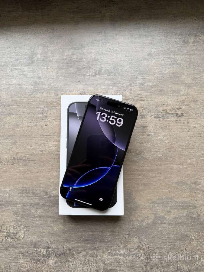 Apple iPhone 16 pro 256gb Geros būklės