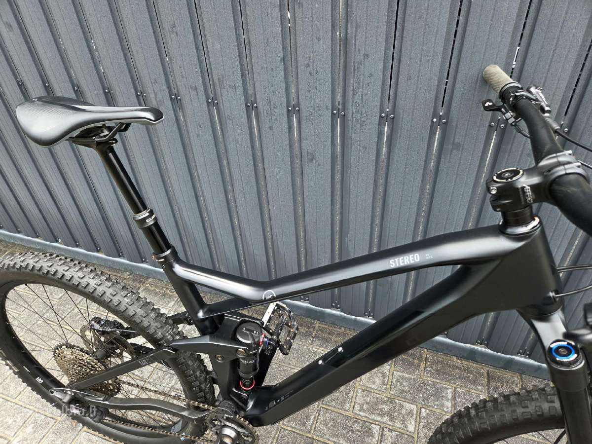 Cube stereo hpc full MTB carbon 1x12 XT visas L - nuotraukos Nr. 4