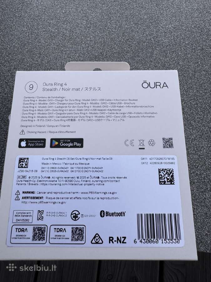 Parduodamas Oura Ring 4, dydis 9 - nuotraukos Nr. 3