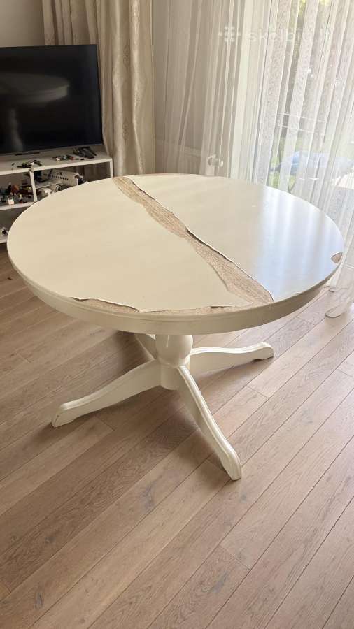 Stalas Išskleidžiamas 110–160 cm - nuotraukos Nr. 4