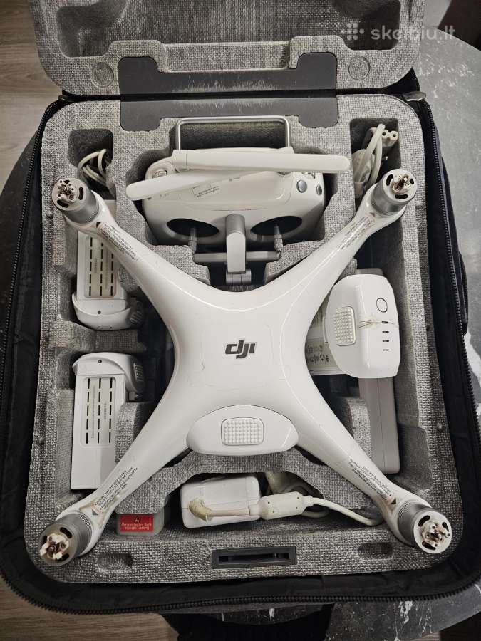 Parduodu Dji Phantom 4 Pro su 5 baterijomis - nuotraukos Nr. 3