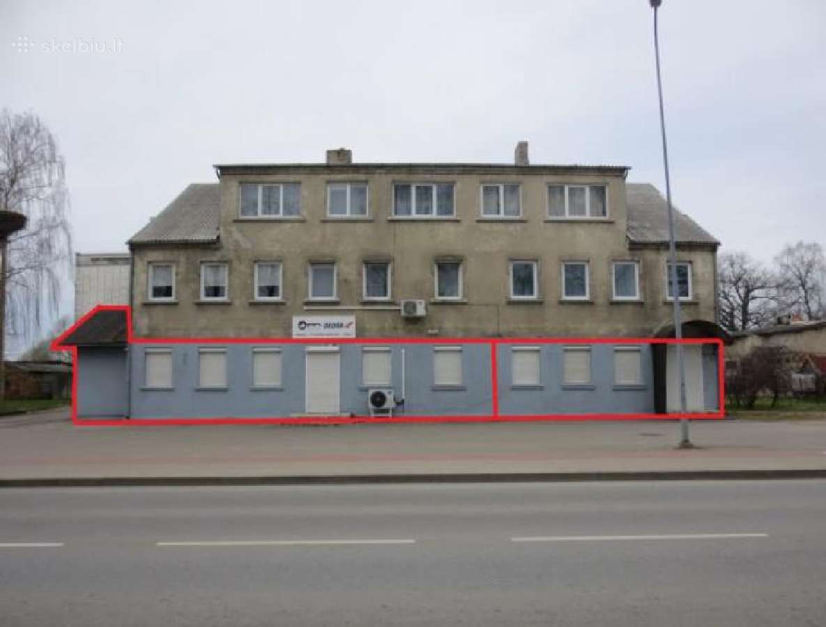 Patalpos Kretingoje, Klaipėdos gatvėje su parkingu
