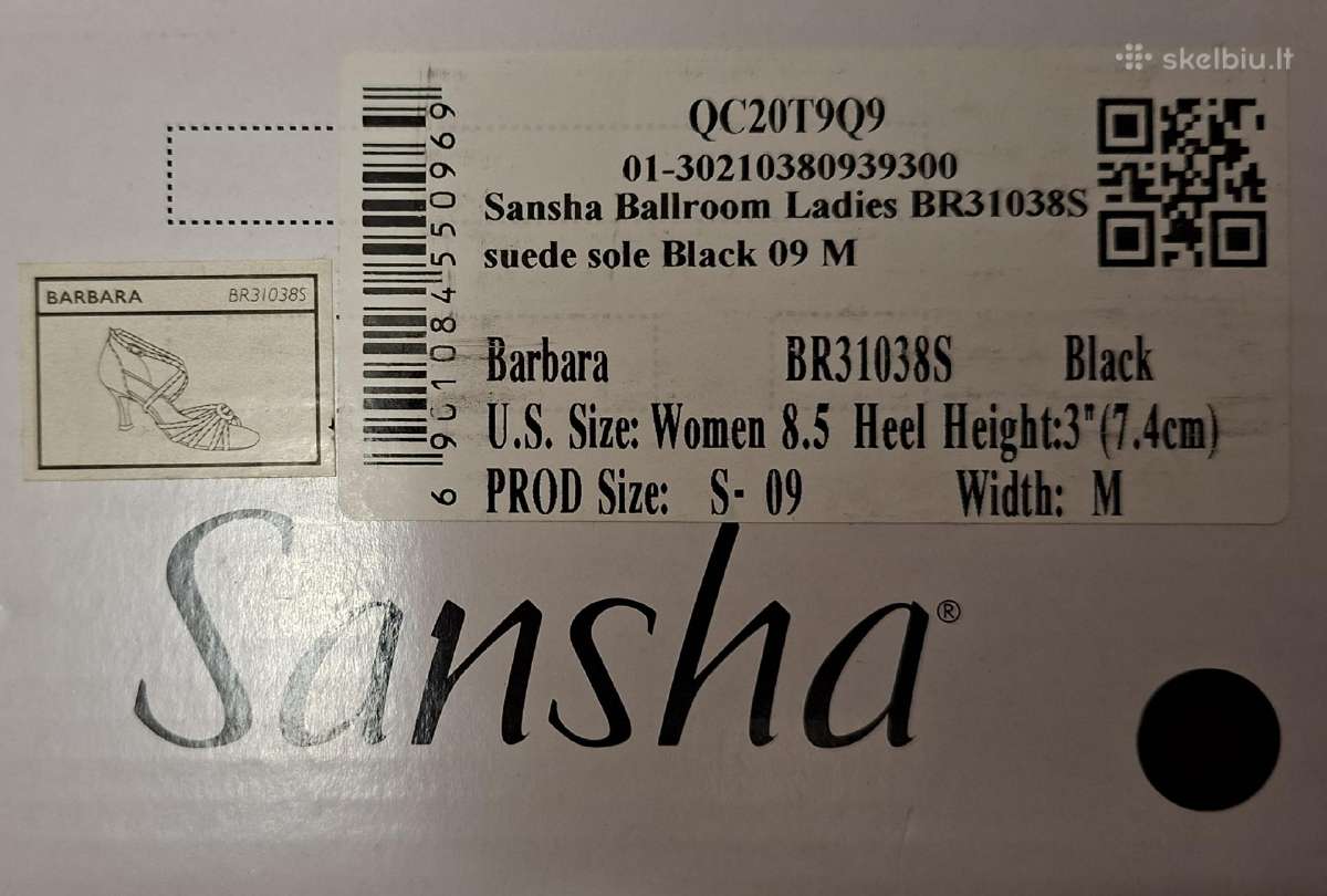 Šokių bateliai Sansha „Barbara" - nuotraukos Nr. 2