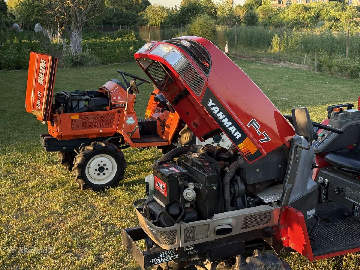 Kubota Bulltra Yanmar F7 Forte 17ag traktorius - nuotraukos Nr. 3