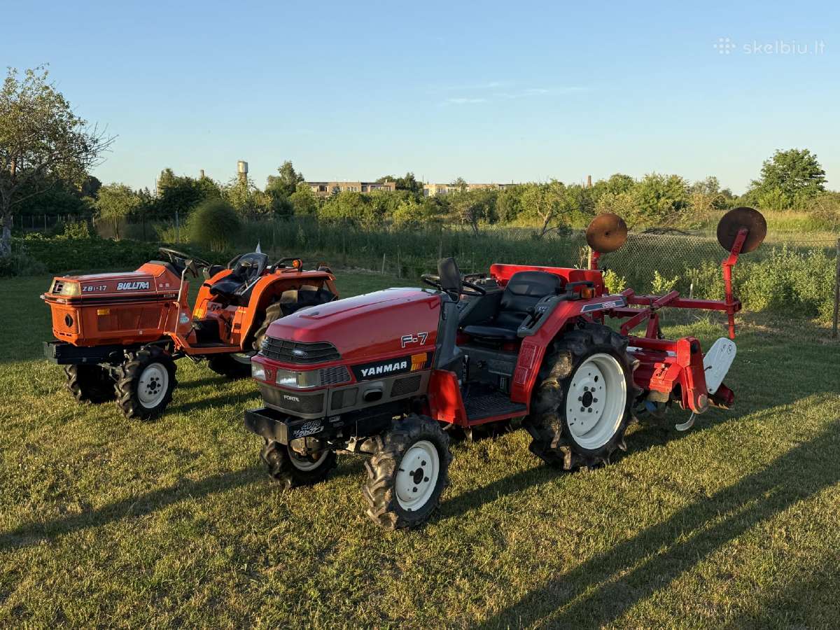 Kubota Bulltra Yanmar F7 Forte 17ag traktorius - nuotraukos Nr. 20