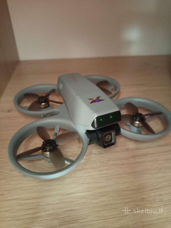 Dronas su propelerių apsaugą ir LED apšvietimu - nuotraukos Nr. 8