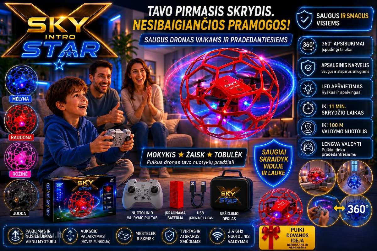 Dronas su 360' apsaugą - nuotraukos Nr. 7