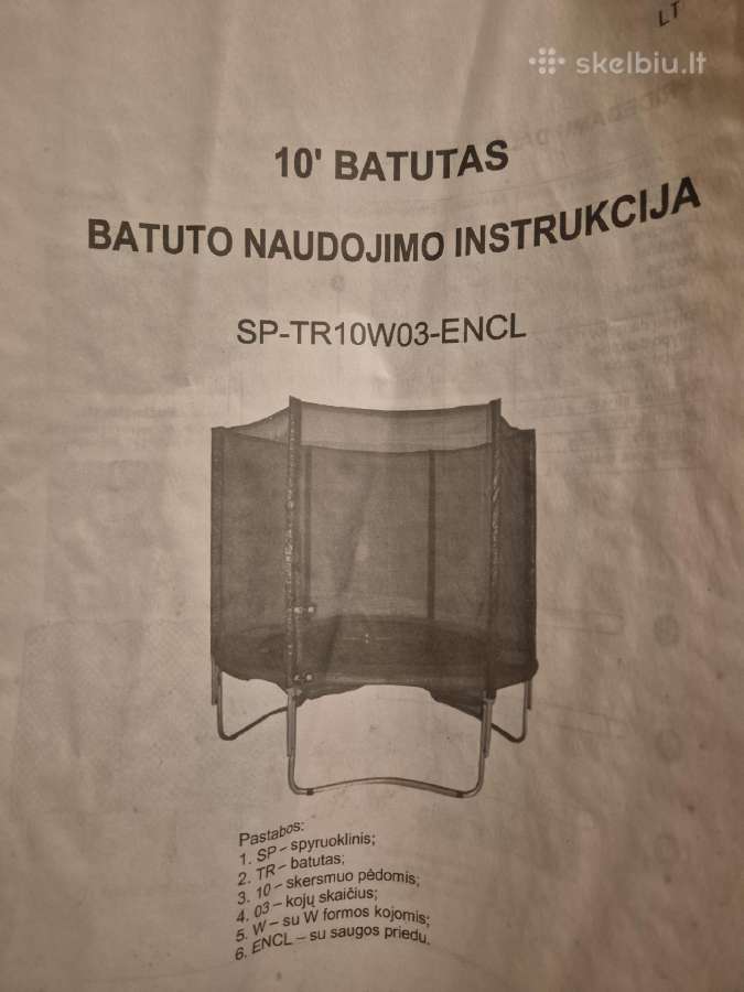Batutas 3,05 m - nuotraukos Nr. 5