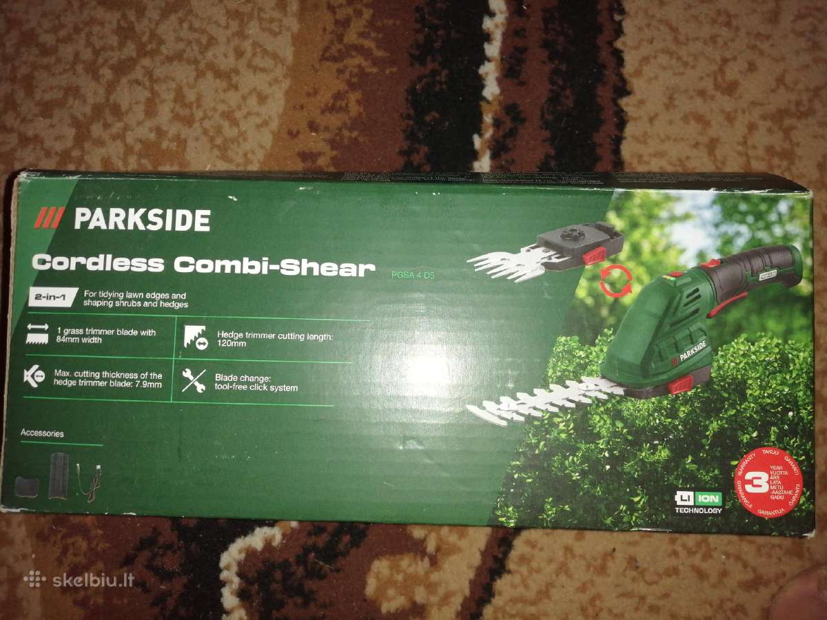 Parkside žolės ir krūmų žirklės Pgsa 4 D5