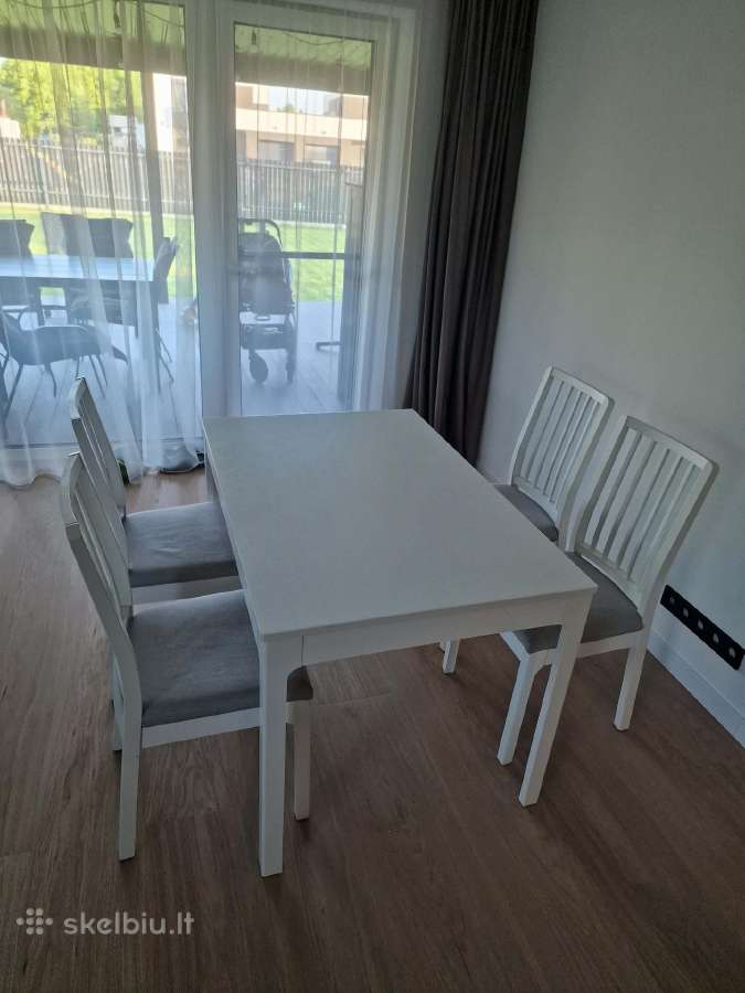 Ikea Ekedalen stalas su 4 kėdėmis - nuotraukos Nr. 2