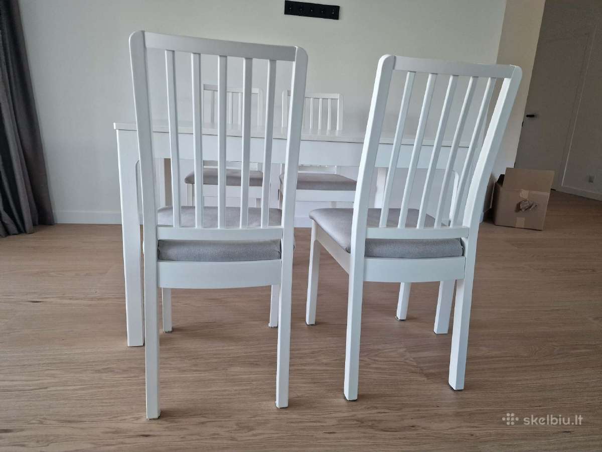 Ikea Ekedalen stalas su 4 kėdėmis - nuotraukos Nr. 4