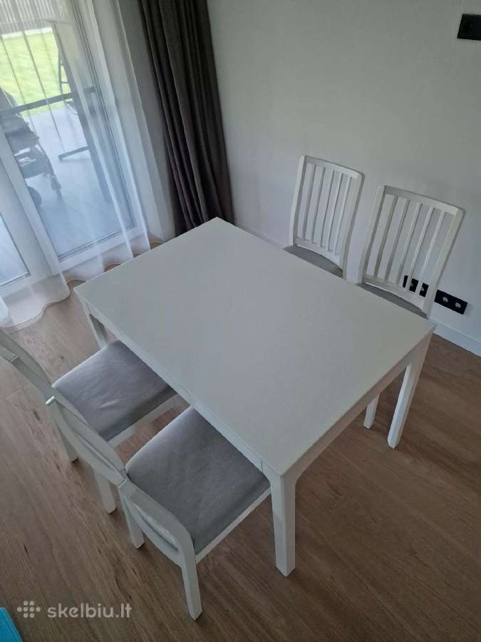 Ikea Ekedalen stalas su 4 kėdėmis - nuotraukos Nr. 5