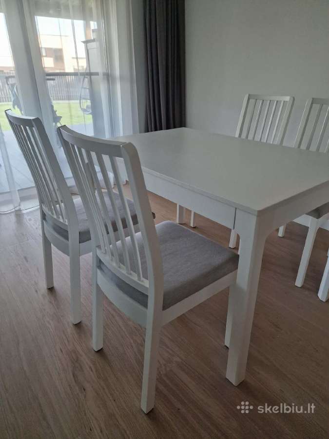 Ikea Ekedalen stalas su 4 kėdėmis - nuotraukos Nr. 6